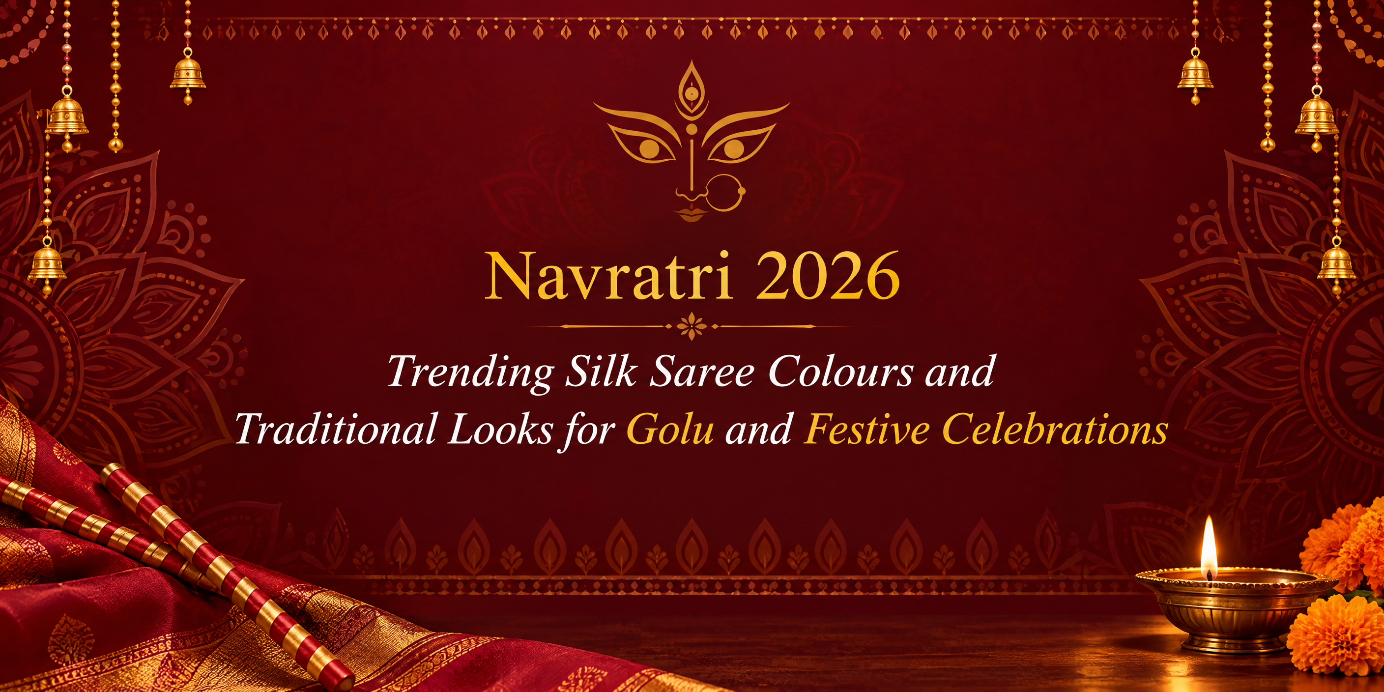 Navratri 2026 Silk Saree Colours and Festive Looks